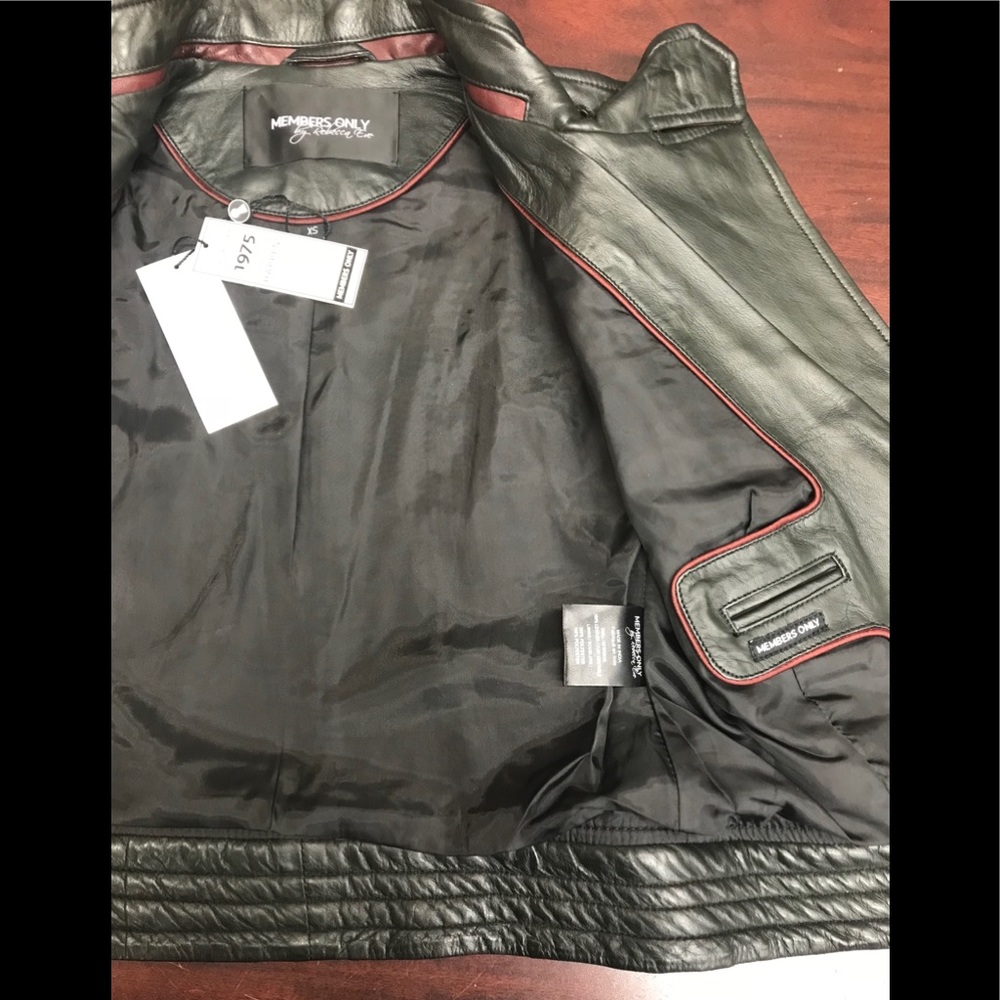 Members only Genuine leather bureaux /Black,NWT - Picture 7 of 12